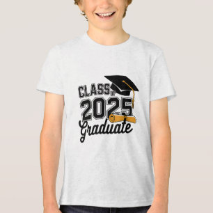 Cl Of 2025 Graduate 2025 Graduation Senior 2025 _1 Tri-Blend Shirt