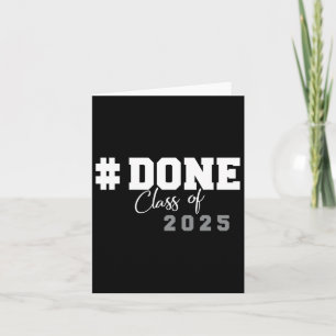 Cl Of 2025 Graduation For Her Him Grad Seniors 202 Card