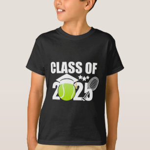 Cl Of 2025 Graduation Senior Tennis Player Gifts T-Shirt
