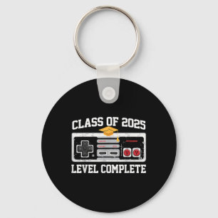 Cl Of 2025 Level Complete Video Gamer Senior Gradu Key Ring