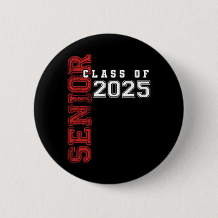 Cl Of 2025 Senior 2025 Grad Graduate Graduation 20 6 Cm Round Badge