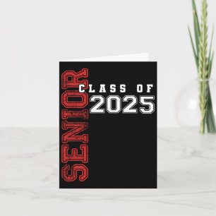 Cl Of 2025 Senior 2025 Grad Graduate Graduation 20 Card
