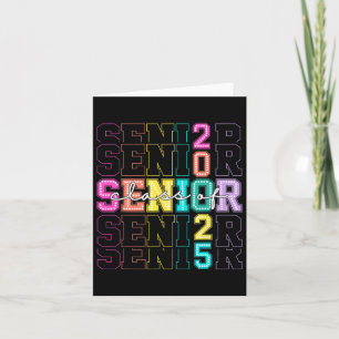 Cl Of 2025 Senior 2025 Graduation Funny Mens Women Card