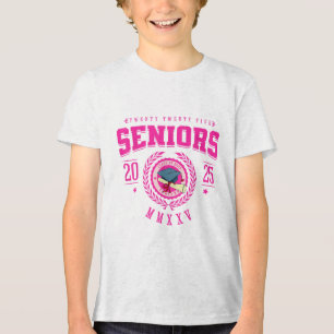 Cl Of 2025 Senior Back To School Graduation Girls Tri-Blend Shirt