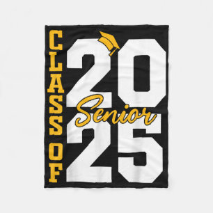 Cl Of 2025 Senior Graduate 2025 Fleece Blanket