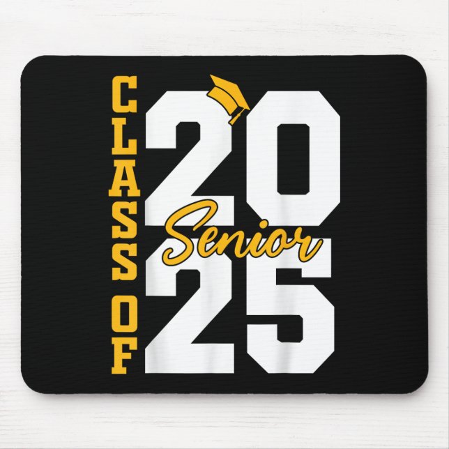 Cl Of 2025 Senior Graduate 2025  Mouse Pad (Front)