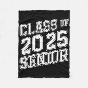 Cl Of 2025 Senior Graduation High School Girls Boy Fleece Blanket