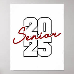 Cl Of 2025 Seniors High School College Graduation Poster