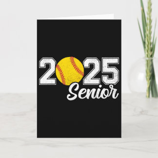 Cl Of 2025 Softll Senior Retro Senior 2025 Softll  Card
