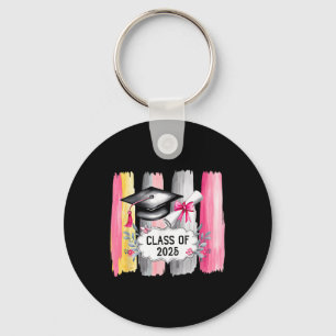 Cl Of 2025 Women Graduation Senior High School Col Key Ring