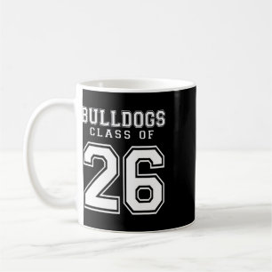 Cl Of 2026 Bulldogs Custom Graduation Senior Perso Coffee Mug