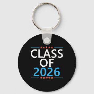 Cl Of 2026 Graduation Graduate Patriotic 26 Grad C Key Ring