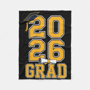 Cl Of 2026 Graduation Senior Grad Design Premium T Fleece Blanket