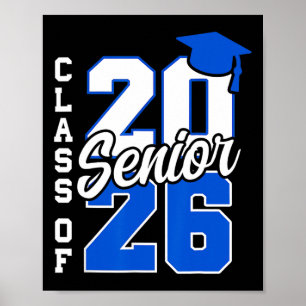 Cl Of 2026 Senior 2026 Back To School 2025 Graduat Poster
