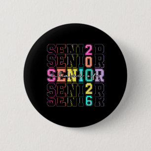 Cl Of 2026 Senior 2026 Back To School 2026 Graduat 6 Cm Round Badge