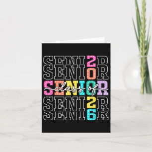 Cl Of 2026 Senior 2026 Graduation Student Men Wome Card