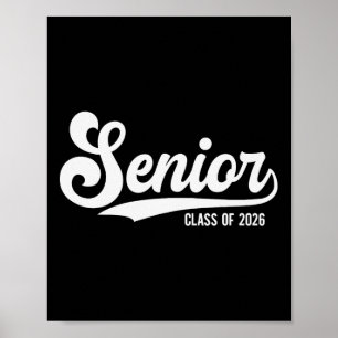Cl Of 2026 Senior Graduation From High School Coll Poster