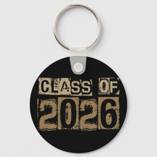 Cl Of 2026 Senior Graduation Vintage  Key Ring