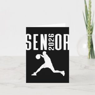 Cl Of 2026 Senior Sports Themed Basketball Player Card