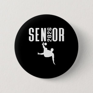 Cl Of 2026 Senior Sports Themed Soccer Player Grap 6 Cm Round Badge