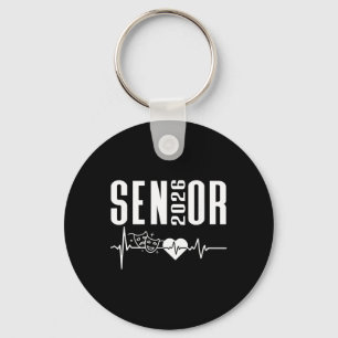 Cl Of 2026 Senior Theatre Themed Drama Heartbeat G Key Ring
