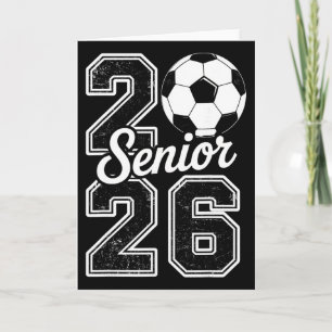Cl Of 2026 Soccer Senior 2026 Last Day Of School 2 Card