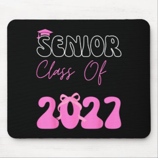 Cl Of 2027 Senior 2027 Coquette Pink Bow Mouse Pad