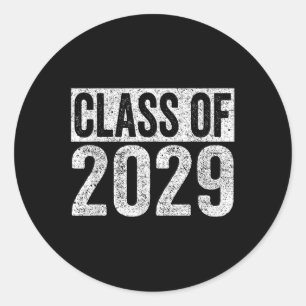 Cl Of 2029 Graduate Shirts For Seniors 2029 Gradua Classic Round Sticker