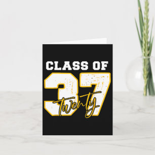Cl Of 2037 Pre-k To Graduation Back 2 School Grow Card