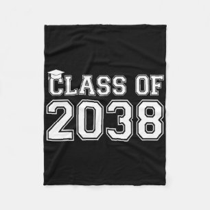 Cl Of 2038 First Day Of Back To School Teacher Boy Fleece Blanket