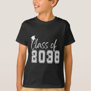 Cl Of 2038 Grow With Me First Day Of School Pre-k T-Shirt