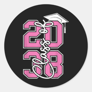 Cl Of 2038 Grow With Me Funny Kindergarten Back To Classic Round Sticker