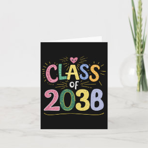 Cl Of 2038 Grow With Me Graduate 12th First Day Of Card