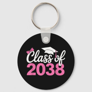 Cl Of 2038 Grow With Me Kindergarten Pink Coquette Key Ring