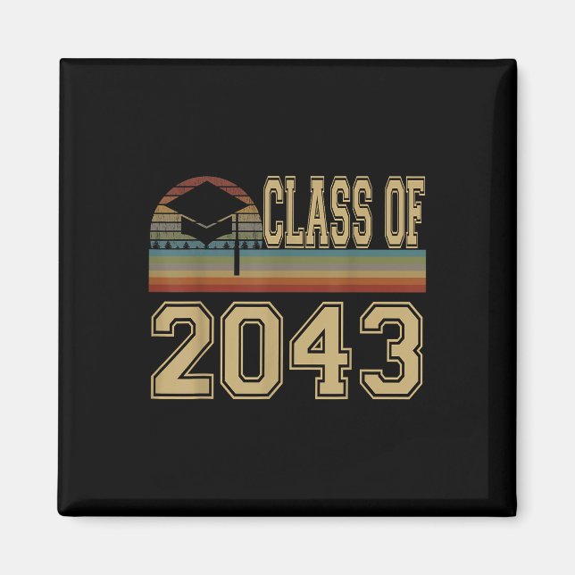 Cl Of 2043 Grow With Me  Magnet (Front)