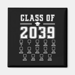 Cl Of 20&#  Grow With Me Pre-k To 12th Grade Chec Magnet