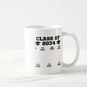 Cl Of 20&#; School Year Grow With Me K-12 Handpri Coffee Mug