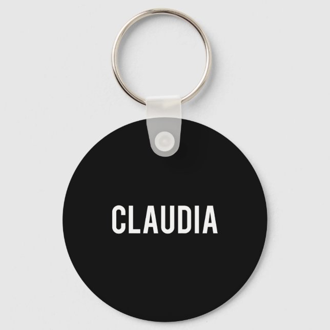 Cla - Cool New Funny Name Fan Gift Tee  Key Ring (Front)