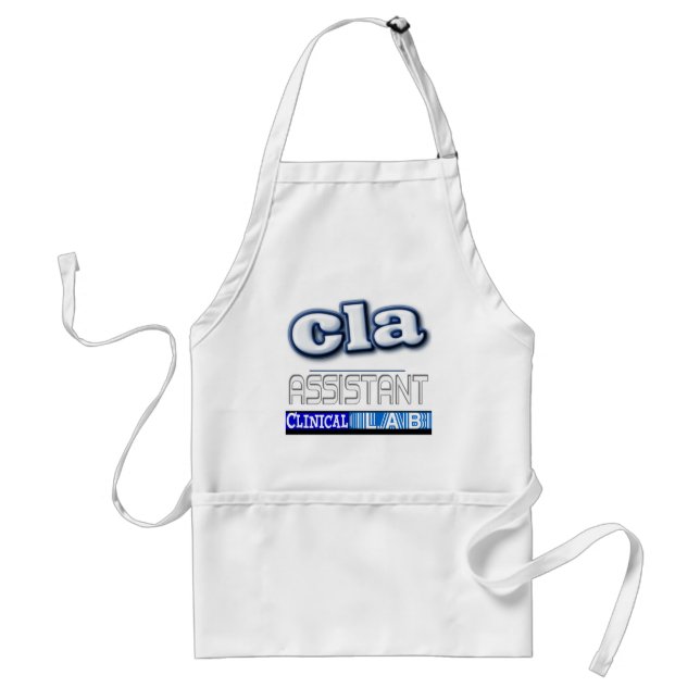 CLA LOGO - ASSISTANT CLINICAL LABORATORY STANDARD APRON (Front)