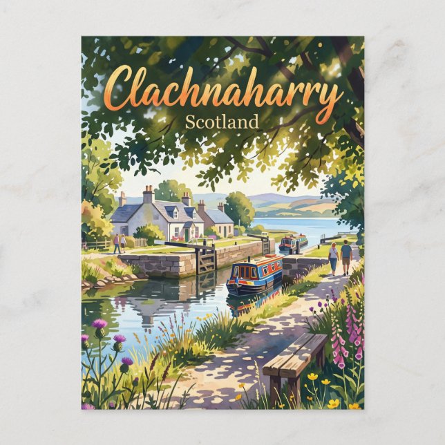 Clachnaharry Scotland Postcard (Front)