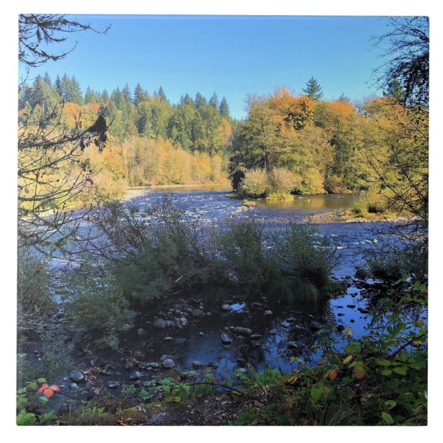 Clackamas River, OR Tile (Front)
