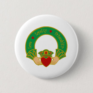Claddagh 6 Cm Round Badge