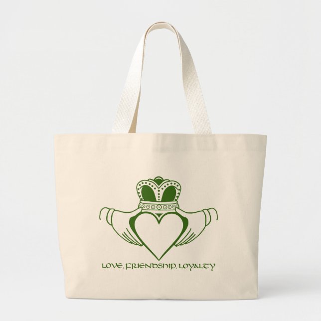 Claddagh Irish St. Patrick's day Tote bag (Front)
