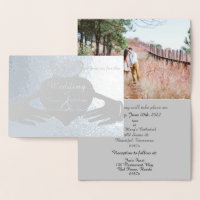 Claddagh Ring Wedding Invitation Foil Card