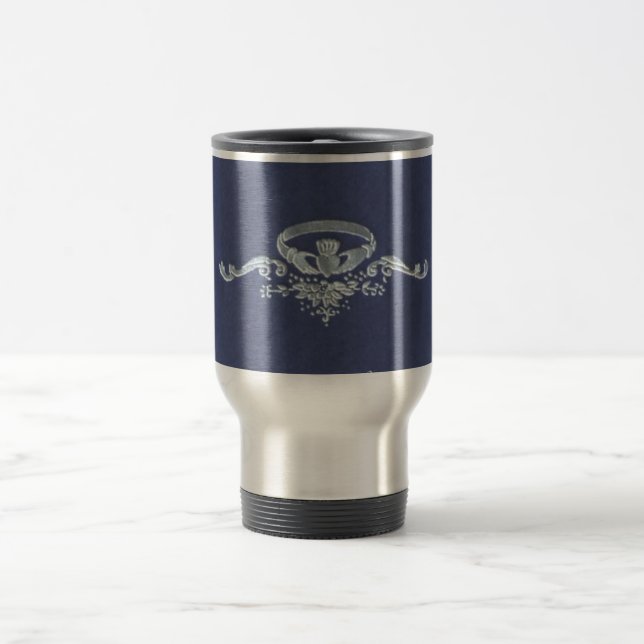 Claddagh Silver Travel Mug (Center)