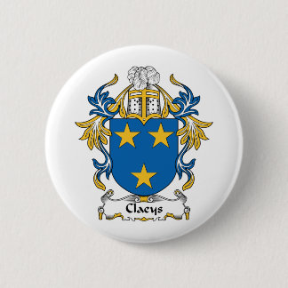 Claeys Family Crest 6 Cm Round Badge