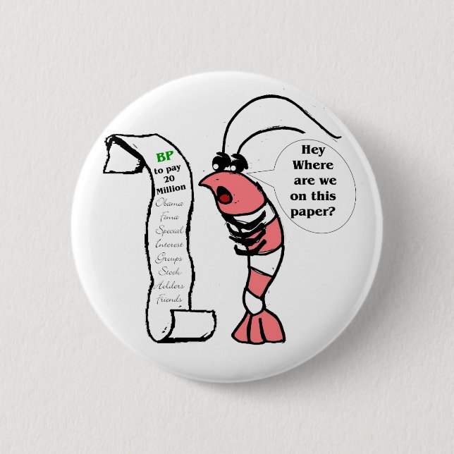 Claims 6 Cm Round Badge (Front)