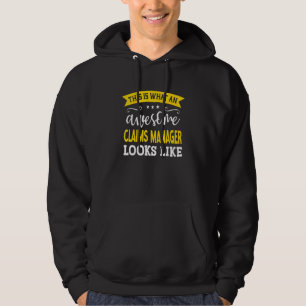 Claims Manager Job Title Employee Worker Claims Ma Hoodie
