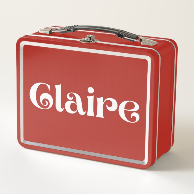 Claire  metal lunch box (Front)