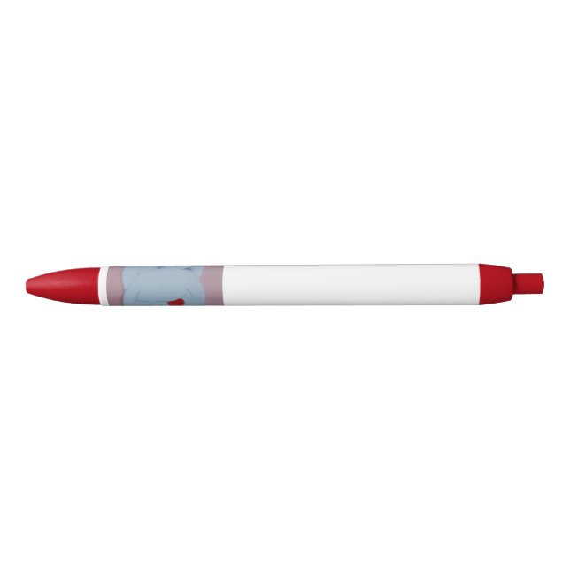 Claire Red Trim Pen (Front)